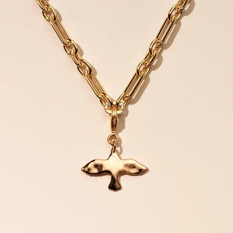 Charms Emma Israelsson Organic Dove Charm Guld Charm034