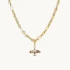 Emma Israelsson Organic Dove Chunky Kedja Guld Neck175
