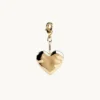 Charms Emma Israelsson Organic Heart Charm Guld Charm010