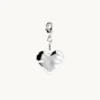 Charms Emma Israelsson Organic Heart Charm Silver Charm009