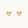 Emma Israelsson Organic Heart Mini Örhängen Guld Ear198