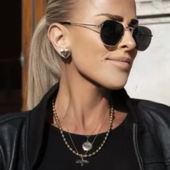 Emma Israelsson Organic Heart Örhängen Guld Ear196