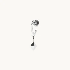 Emma Israelsson PPG Diamond Hoops Silver – Ear191