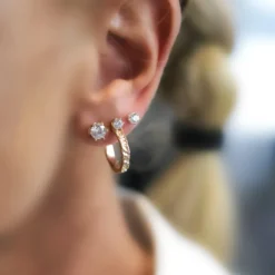 Emma Israelsson Princess Ear Pin Silver (6mm) Ear159