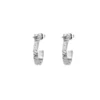 Emma Israelsson Princess hoops stone små silver – ear155