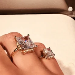 Emma Israelsson Queen Ring S Guld Ring154 – Vit