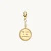 Charms Emma Israelsson Shepard Wreath Coin Charm Guld Charm018