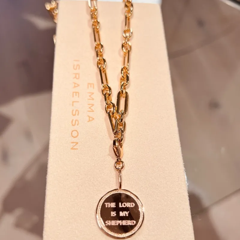 Charms Emma Israelsson Shepard Wreath Coin Charm Guld Charm018