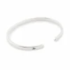 Armband Emma Israelsson Silver Bangle Blk Diamond Brace032