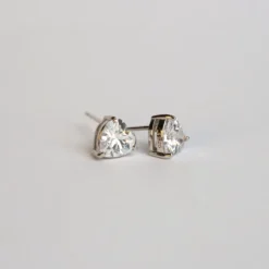 Emma Israelsson Sparkling Heart Örhängen Silver Ear199