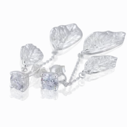 Carolina Gynning smycken Gynning Jewelry Autumn Leaves Örhängen Silver