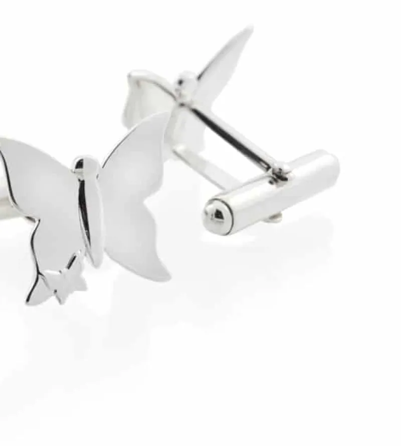 Carolina Gynning smycken Gynning Jewelry Butterfly Manschettknappar S121