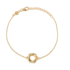 Armband Gynning Jewelry Circles of the Universe (Guld)