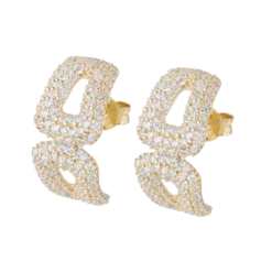 Carolina Gynning smycken Gynning Jewelry Classy Big Örhängen (Guld)