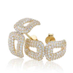 Carolina Gynning smycken Gynning Jewelry Classy Big Örhängen (Guld)