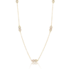 Carolina Gynning smycken Gynning Jewelry Classy Long Halsband (Guld)