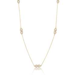 Carolina Gynning smycken Gynning Jewelry Classy Long Halsband (Guld)