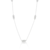 Carolina Gynning smycken Gynning Jewelry Classy Long Halsband (Silver)