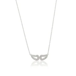 Carolina Gynning smycken Gynning Jewelry Classy Mini Wings Halsband (Silver)