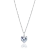Carolina Gynning smycken Gynning Jewelry Crazy Diamond Heart Halsband (Silver)