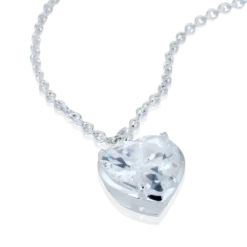 Carolina Gynning smycken Gynning Jewelry Crazy Diamond Heart Halsband (Silver)