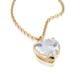 Carolina Gynning smycken Gynning Jewelry Crazy Diamond Heart Halsband (Guld)