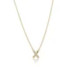 Carolina Gynning smycken Gynning Jewelry Cross my heart Halsband (Guld)