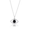 Carolina Gynning smycken Gynning Jewelry Devine eye halsband – Silver