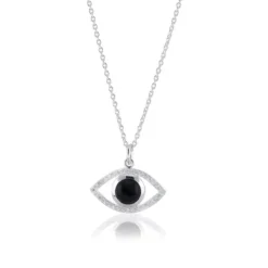 Carolina Gynning smycken Gynning Jewelry Devine eye halsband – Silver