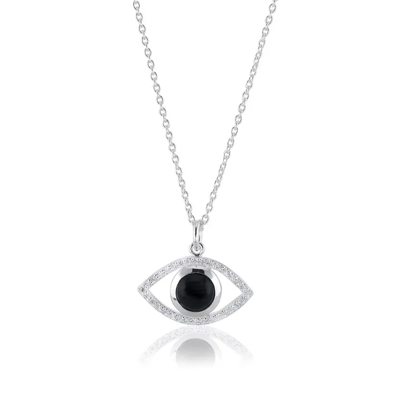 Carolina Gynning smycken Gynning Jewelry Devine eye halsband – Silver