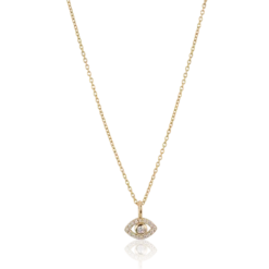 Carolina Gynning smycken Gynning Jewelry Devine Eye Mini Halsband (Guld)