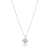 Carolina Gynning smycken Gynning Jewelry Devine Eye Mini Halsband (Silver)