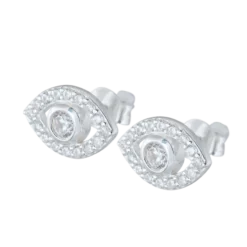 Carolina Gynning smycken Gynning Jewelry Devine Eye Mini Örhängen (Silver)