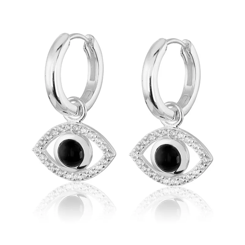 Carolina Gynning smycken Gynning Jewelry Devine eye örhängen – Silver