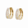 Carolina Gynning smycken Gynning Jewelry Elegance Creol Medium Örhängen Guld