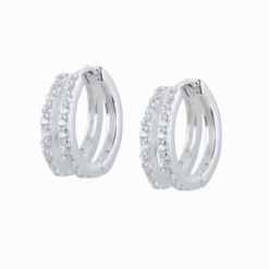 Carolina Gynning smycken Gynning Jewelry Elegance creol small örhängen Silver