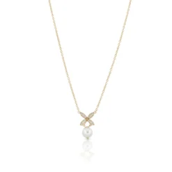 Carolina Gynning smycken Gynning Jewelry Ellipse Mini Pearl Halsband