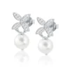 Carolina Gynning smycken Gynning Jewelry Ellipse Mini Pearl Örhängen Silver