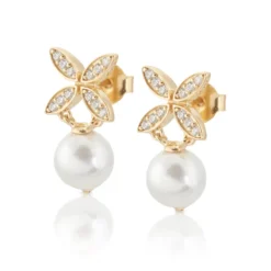 Carolina Gynning smycken Gynning Jewelry Ellipse Mini Pearl Örhängen