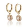Carolina Gynning smycken Gynning Jewelry Glamorous örhängen creol – guld/champagne