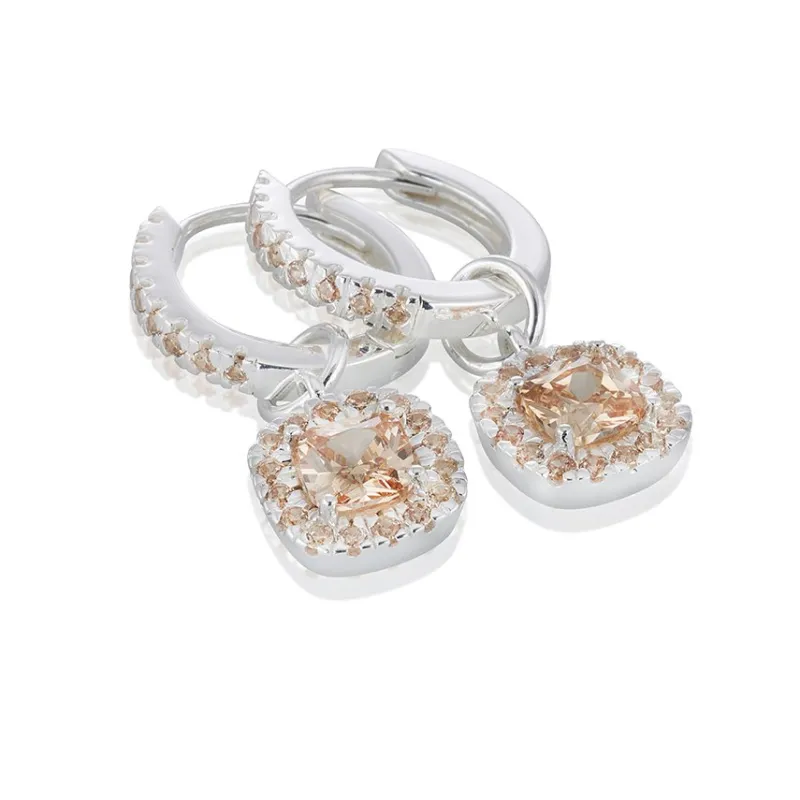 Carolina Gynning smycken Gynning Jewelry Glamorous örhängen creol – silver/champagne