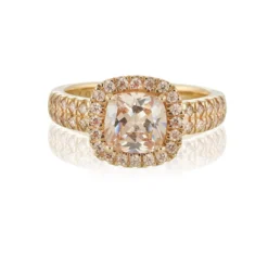 Carolina Gynning smycken Gynning Jewelry Glamorous ring – champagne – Guld