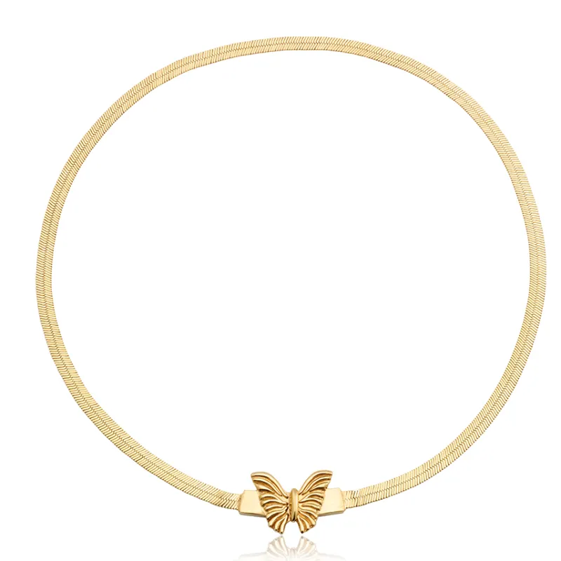 Carolina Gynning smycken Gynning Jewelry Golden Butterfly Halsband – GP29