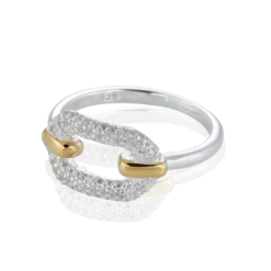 Carolina Gynning smycken Gynning Jewelry Healing Source Ring (Guld/Silver)