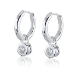 Carolina Gynning smycken Gynning Jewelry Älskad Örhängen Creol (Silver)
