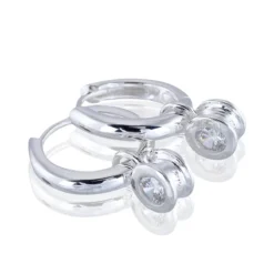 Carolina Gynning smycken Gynning Jewelry Älskad Örhängen Creol (Silver)
