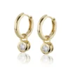 Carolina Gynning smycken Gynning Jewelry Älskad Örhängen Creol (Guld)