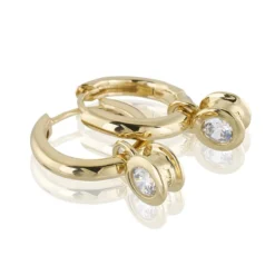 Carolina Gynning smycken Gynning Jewelry Älskad Örhängen Creol (Guld)