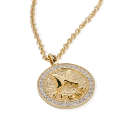 Carolina Gynning smycken Gynning Jewelry Lycka Halsband (Guld)