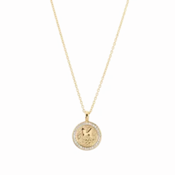 Carolina Gynning smycken Gynning Jewelry Lycka Mini Halsband – Guld